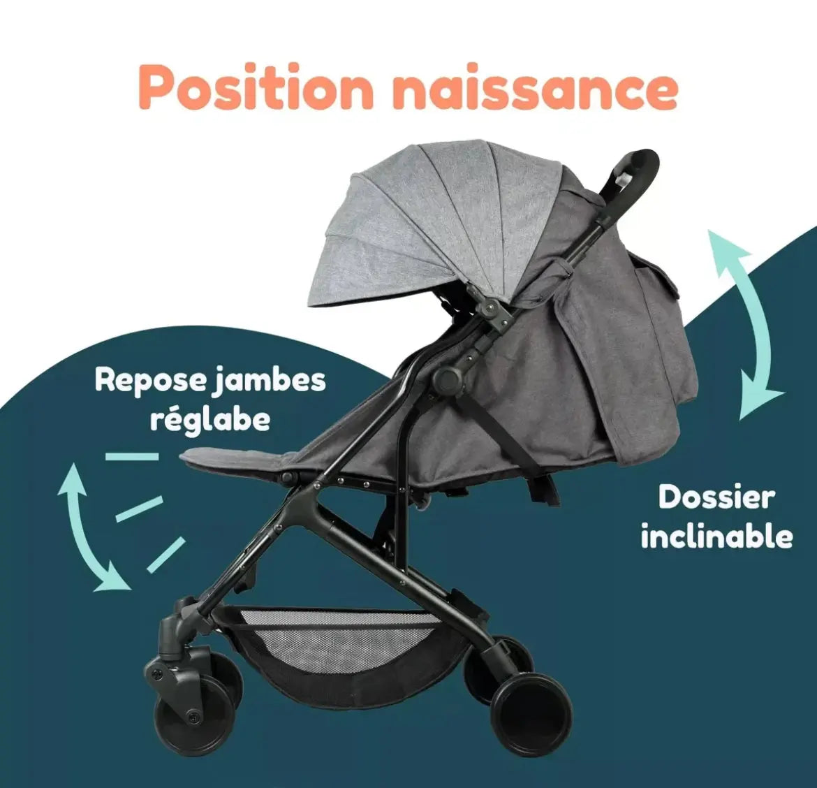 Poussette compacte - YUKO PLATINIUM Looping