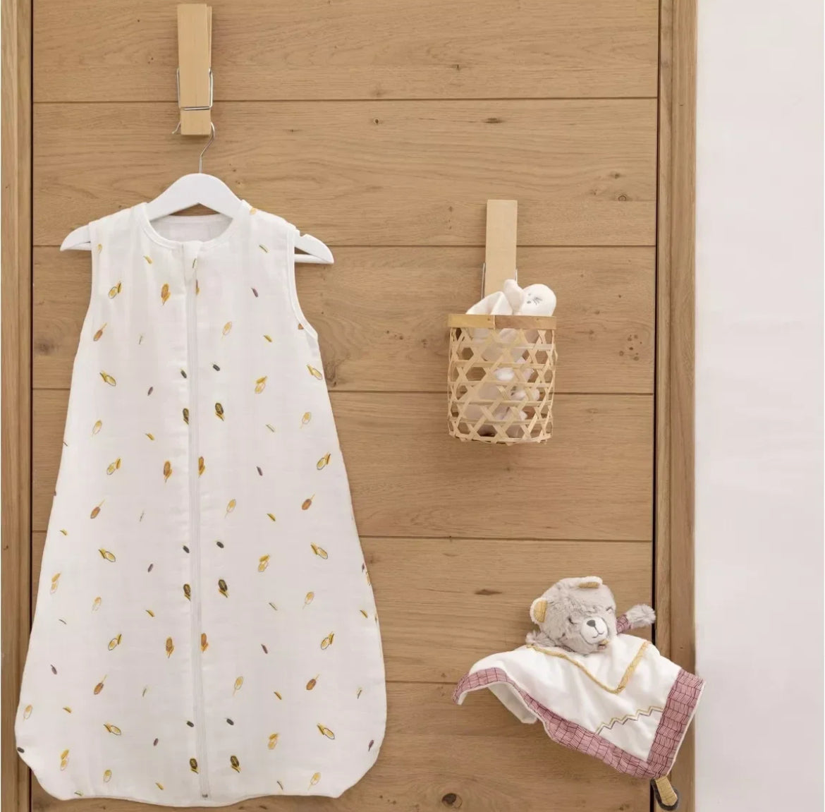 Gigoteuse été lange coton (70cm) - TIMOUKI BB Cigogne