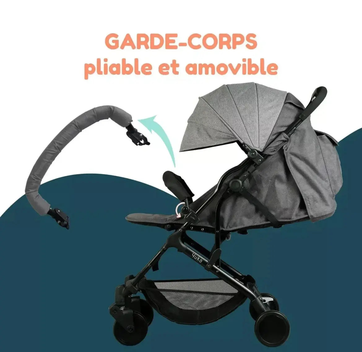 Poussette compacte - YUKO PLATINIUM Looping