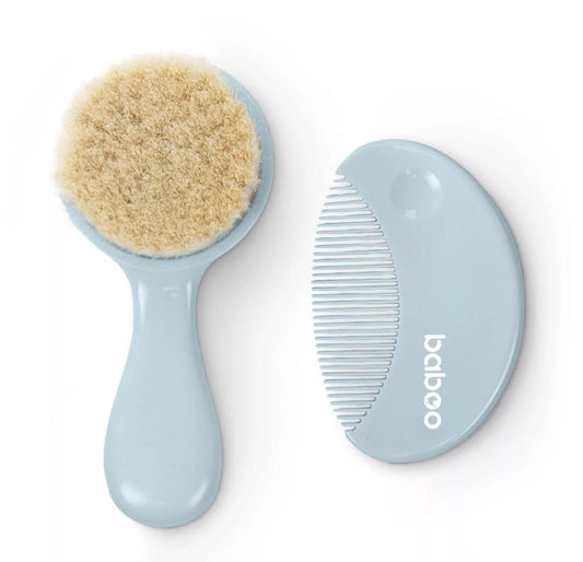 Kit brosse BABOO - BLEU BB Cigogne