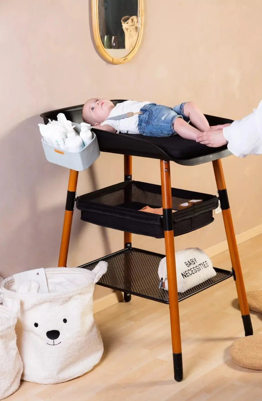 Table à langer EVOLUX - Noir Childhome