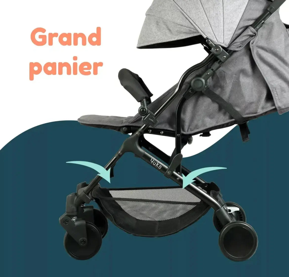 Poussette compacte - YUKO PLATINIUM Looping