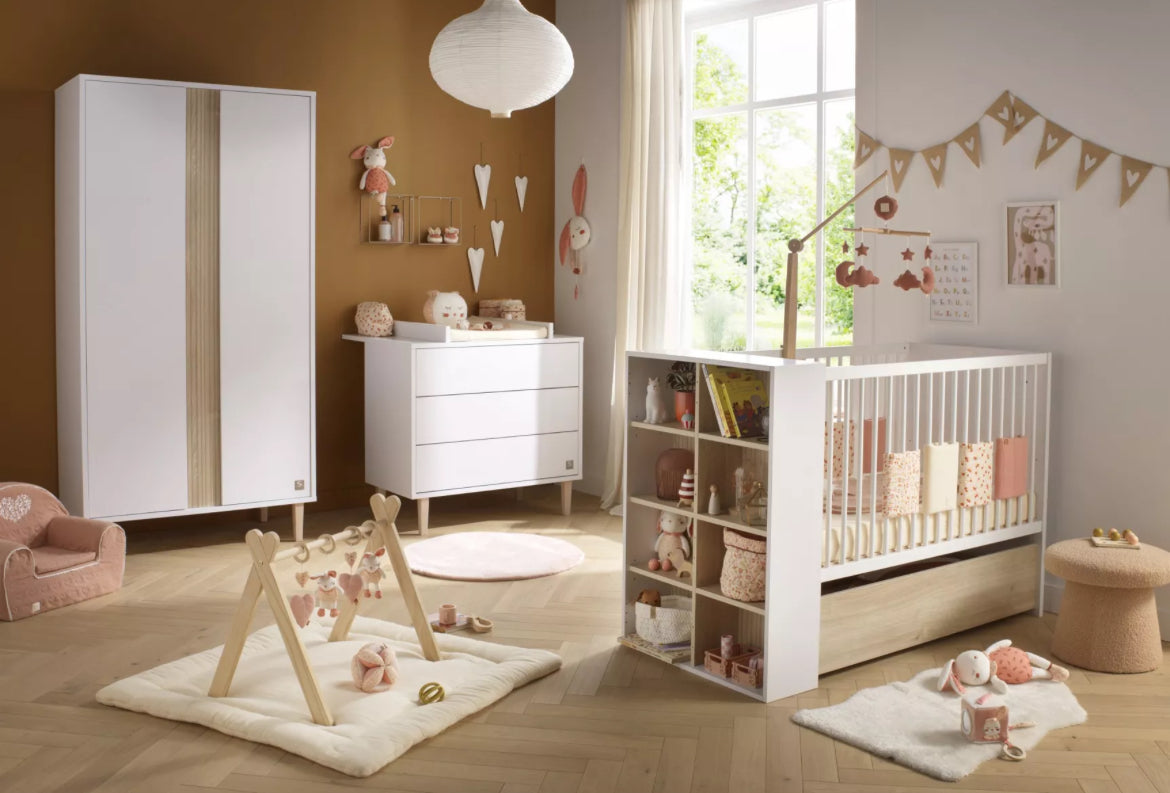 ARMOIRE 2 PORTES PALOMA BB Cigogne