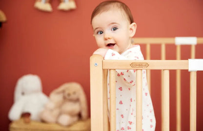 Lit pliant Roméo 60 x 120 - Vernis naturel - Combelle COMBELLE