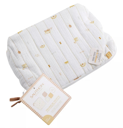 Trousse de toilette + Carrés éponges - SUNLIGHT BB Cigogne