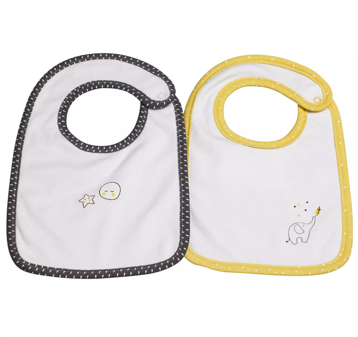 Lot 2 bavoirs - BABYFAN BB Cigogne