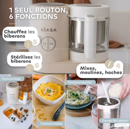 Nouveauté ! BEABA, Robot cuiseur Babycook Neo® - Terre d'argile BB Cigogne