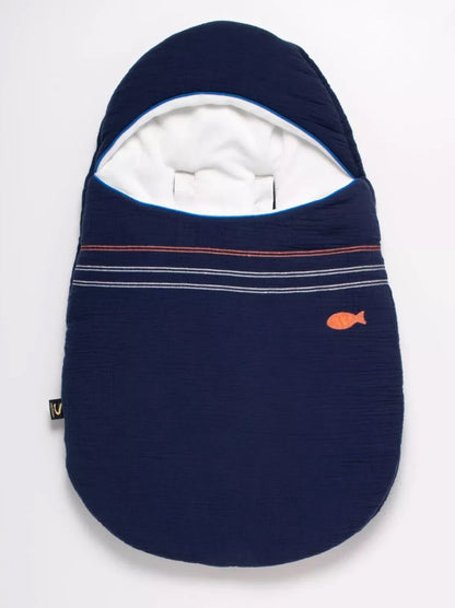 Nid d'ange 5 attaches (0-3 MOIS) HIVER - BABY SAILOR BB Cigogne