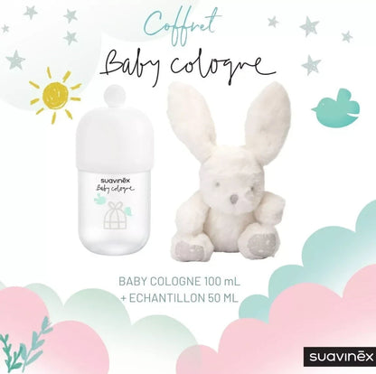 SUAVINEX, PACK PELUCHE BABY COLOGNE LIBERTY 100ML+50ML BB Cigogne
