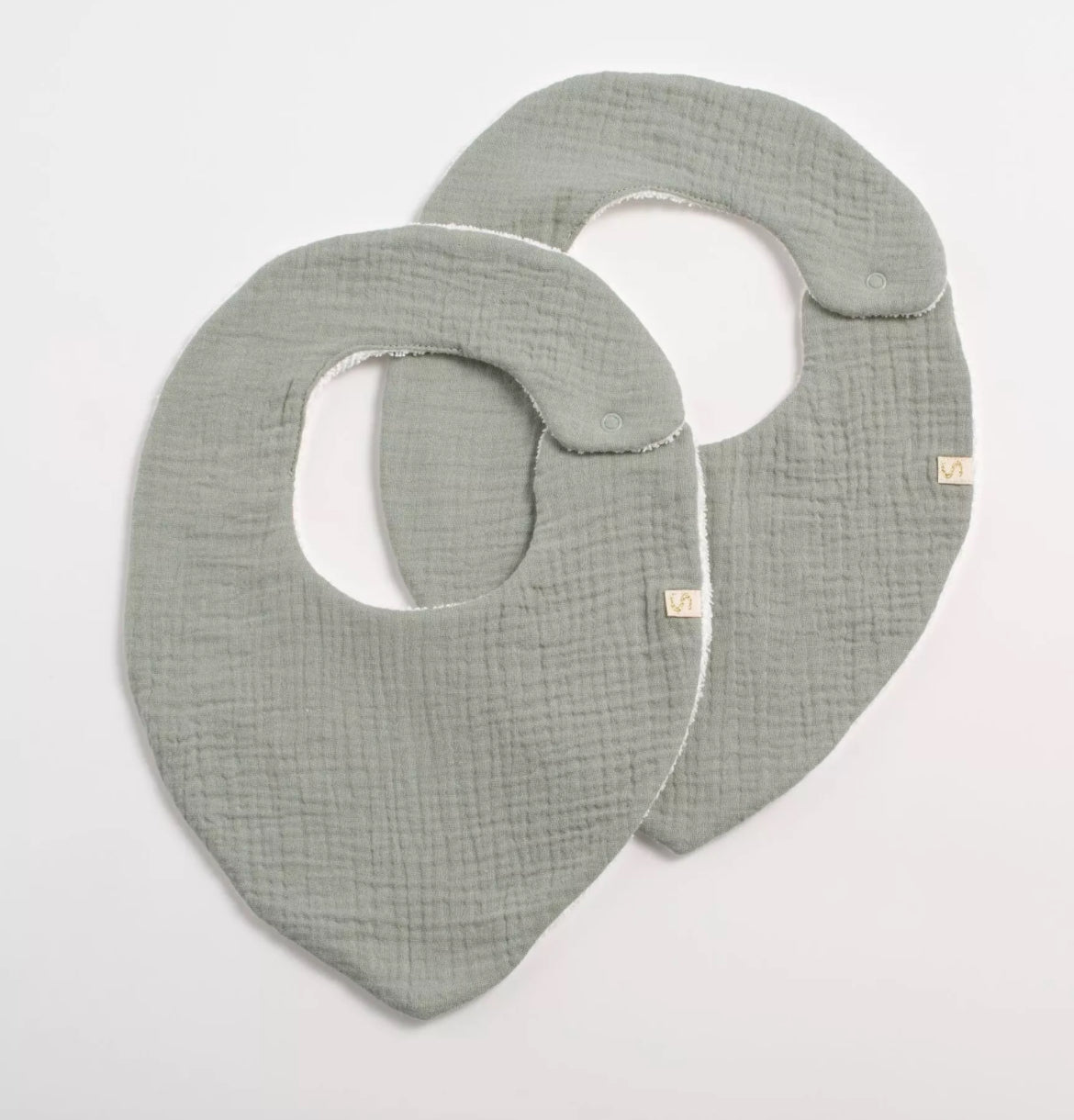 Lot 2 bavoirs - UNI SAUGE BB Cigogne