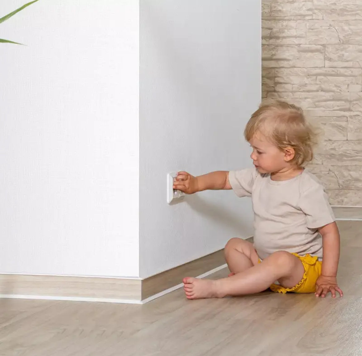 Protège prise à coller, REER (x20 pièces) - TRANSPARANT BB Cigogne