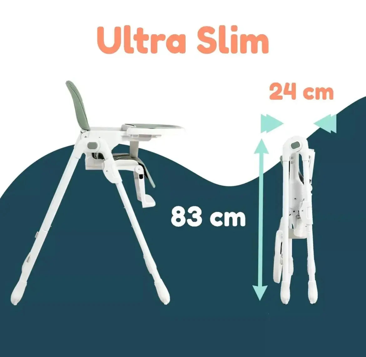 Chaise Haute - Verte Looping