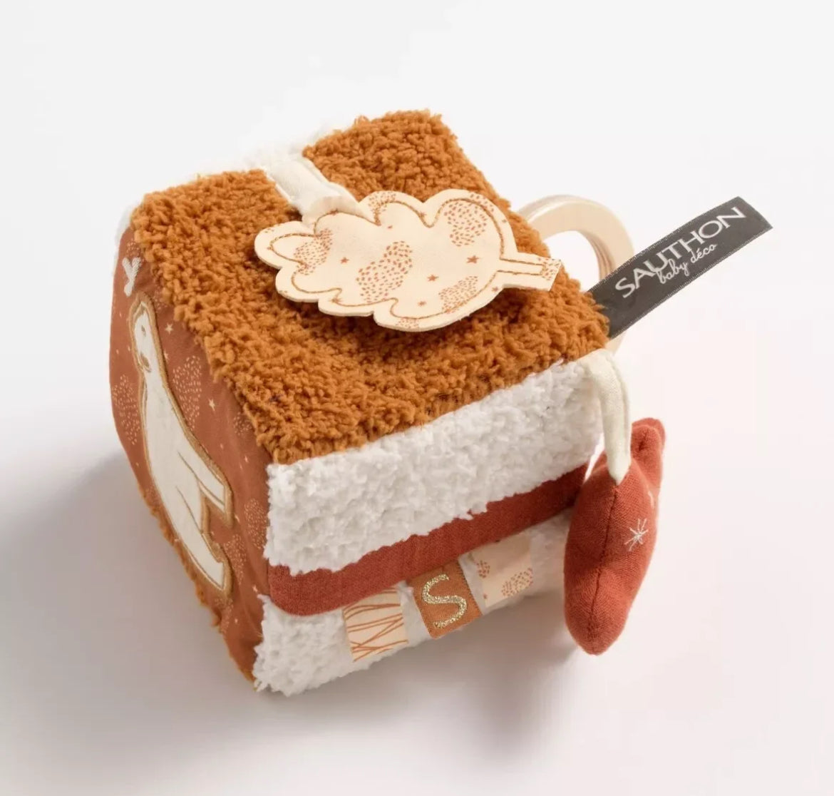 Cube d'activités ours en sherpa - ORSINO BB Cigogne