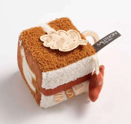 Cube d'activités ours en sherpa - ORSINO BB Cigogne