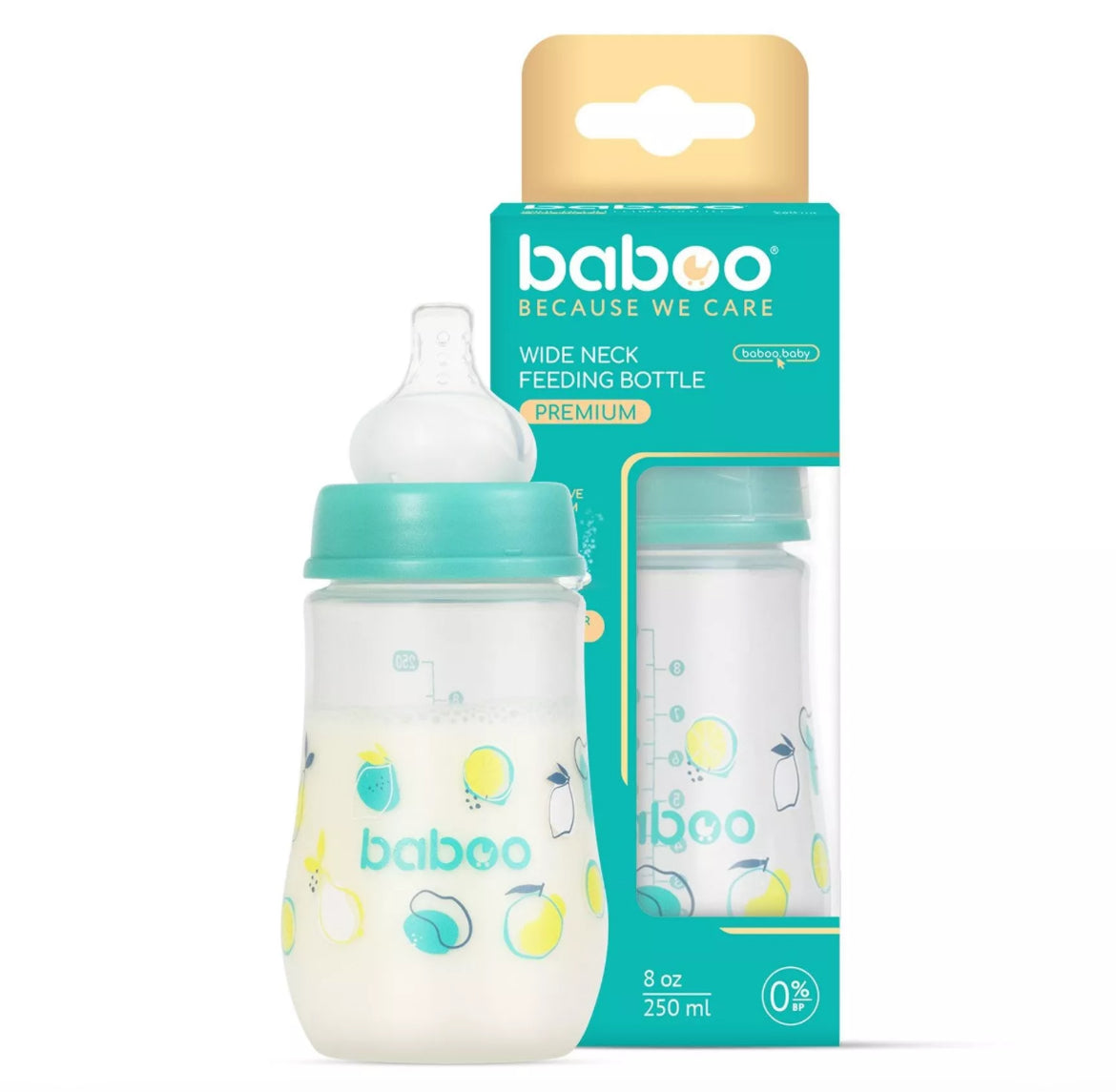 Biberon anti-colique 250 ml, Lagoon Fiesta (3 mois et +) - BABOO