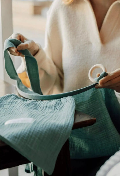 Couverture d'allaitement TISU, VERT SAUGE Tisu baby