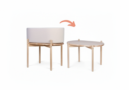 Nouveauté ! CHILDHOME, Berceau Teddy - ecru BB Cigogne