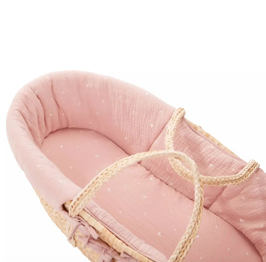 Couffin en osier - Rose COMBELLE