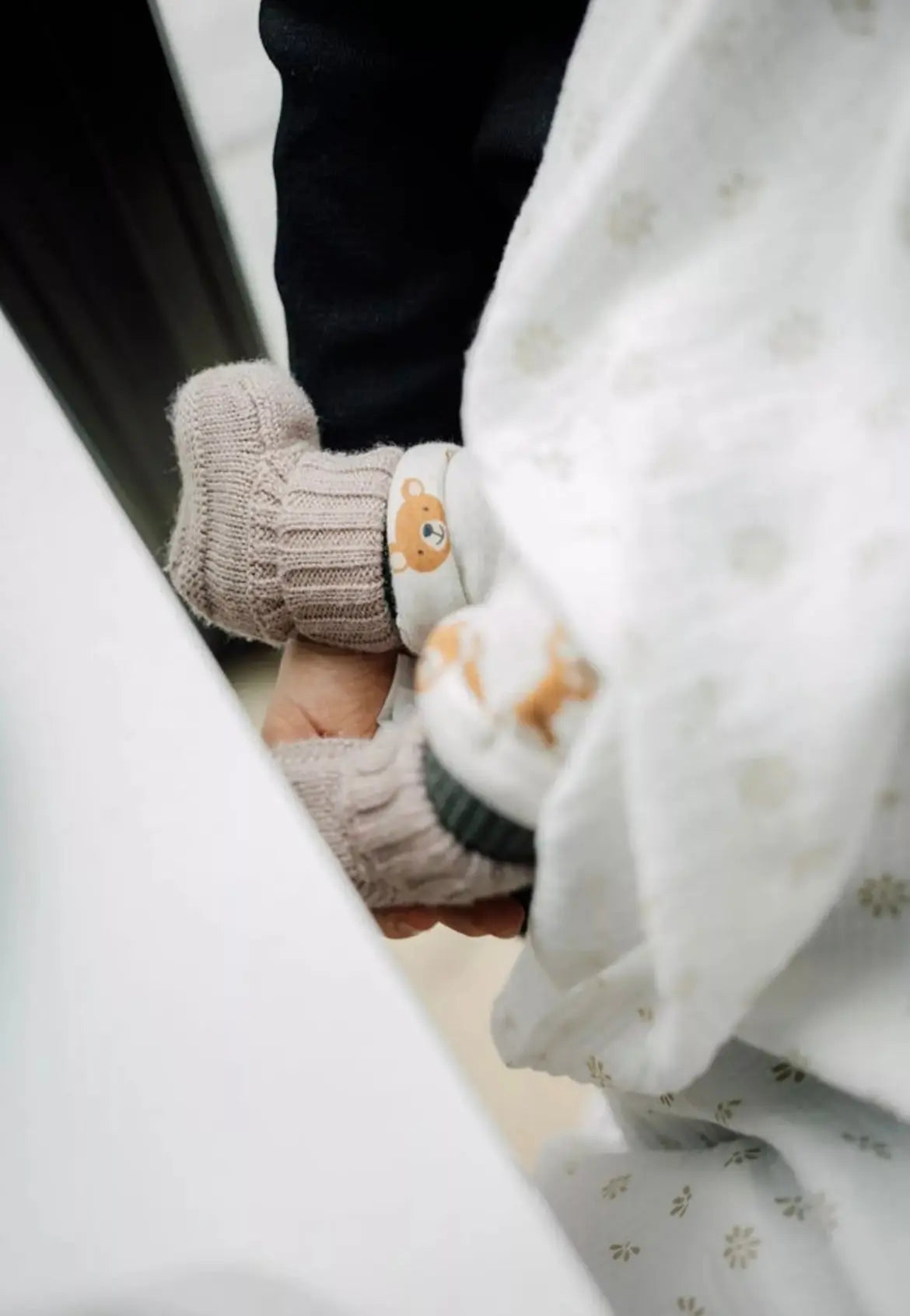 Couverture d'allaitement TISU, CREME DAISY Tisu baby