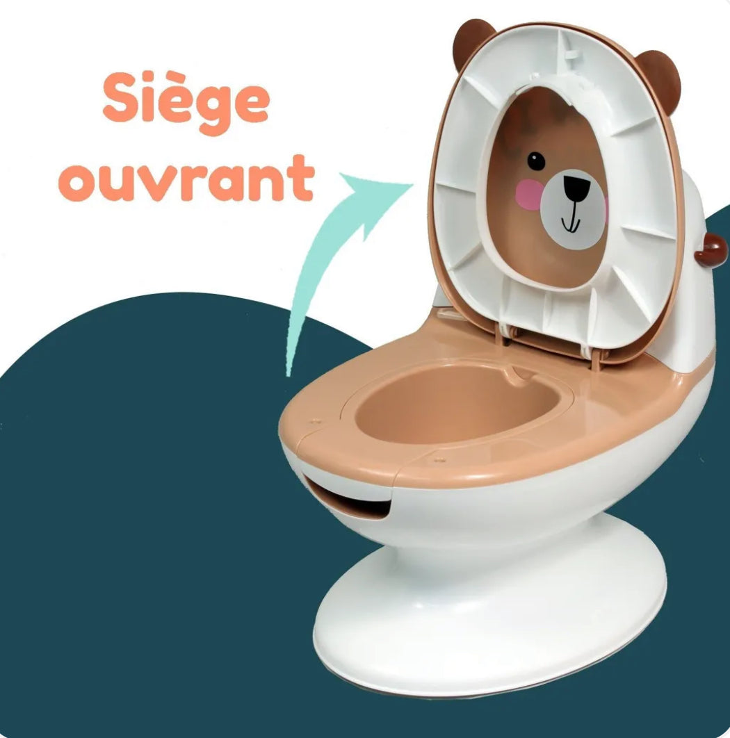 Pot Mini toilette bébé - Ourson Looping