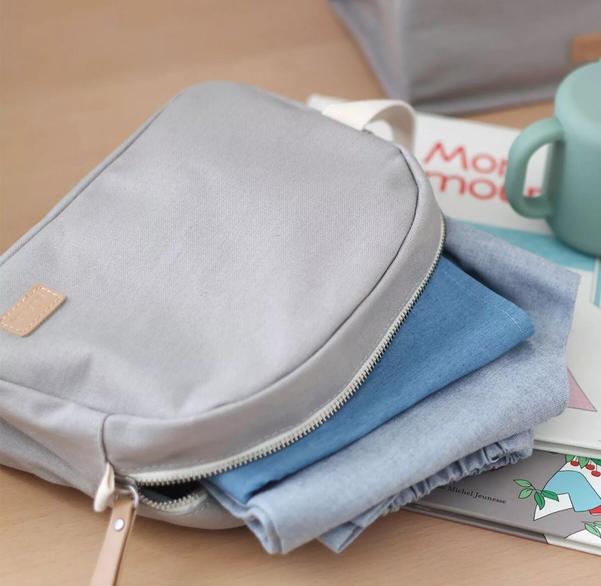 BEABA, Trousse de toilette - GRIS PERLE BB Cigogne