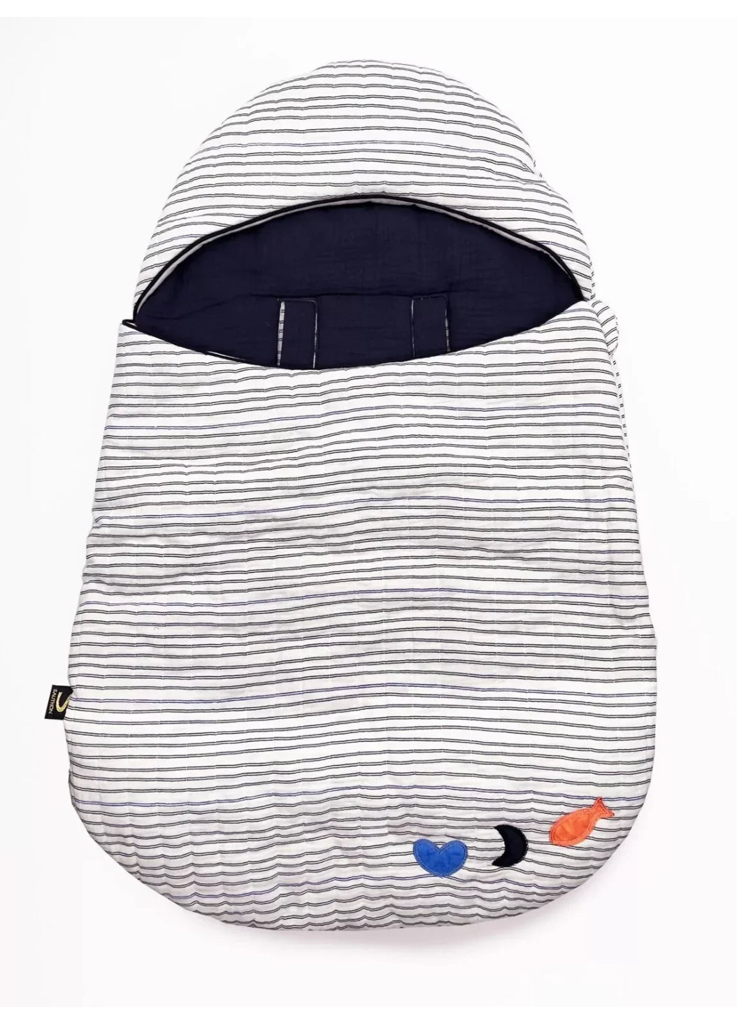 Nid d'ange 5 attaches - BABY SAILOR BB Cigogne