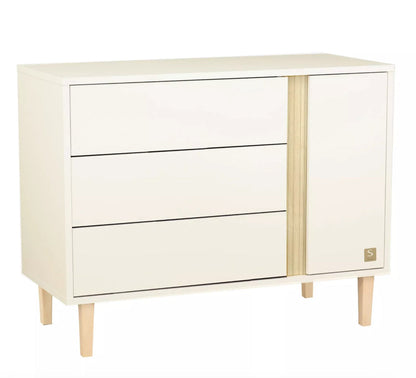 COMMODE 3 TIROIRS 1 PORTE PALOMA BB Cigogne