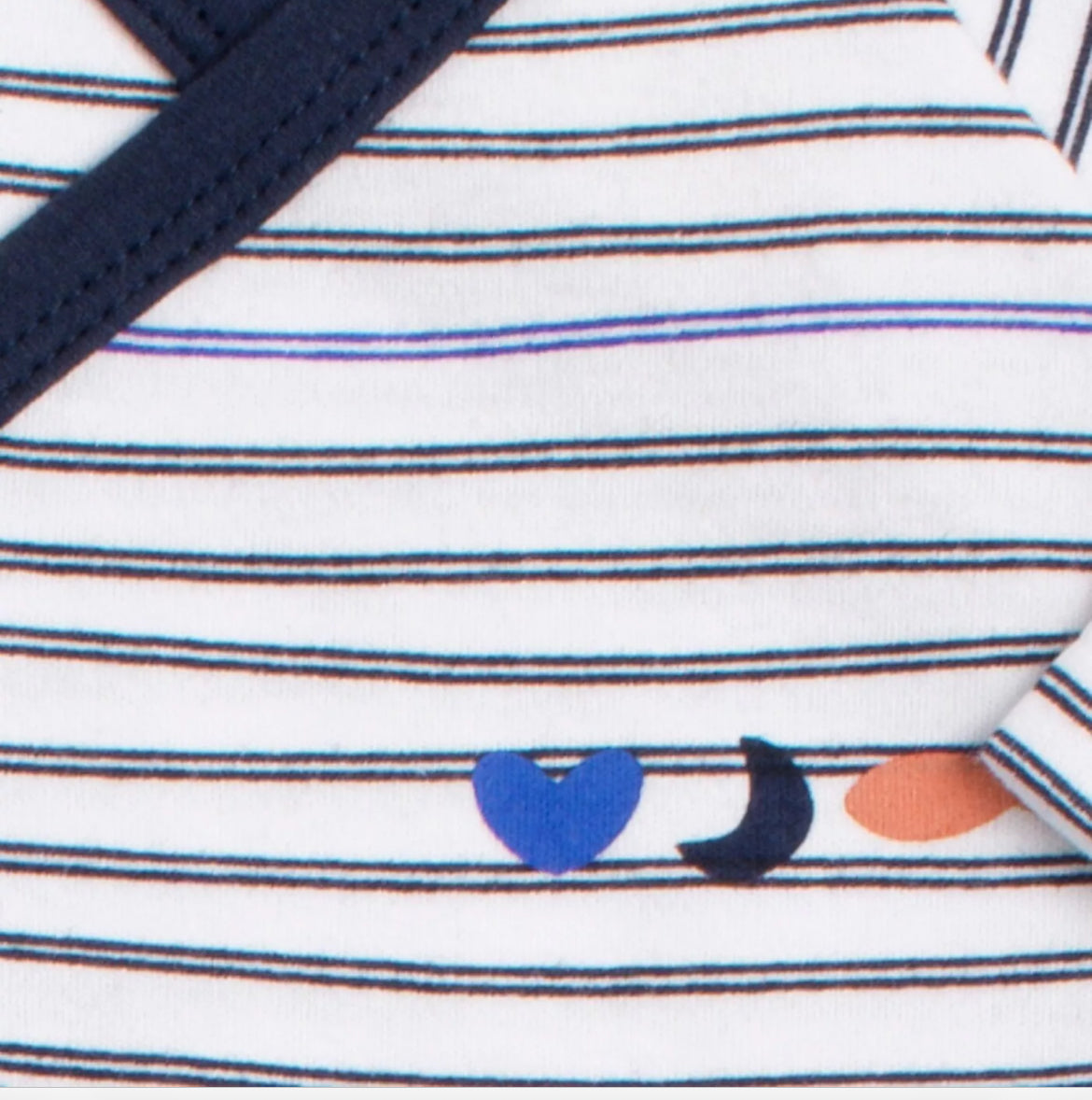 Bodies bébé croisés à manches courtes Lot de 3 (Taille 3 mois) - BABY SAILOR BB Cigogne