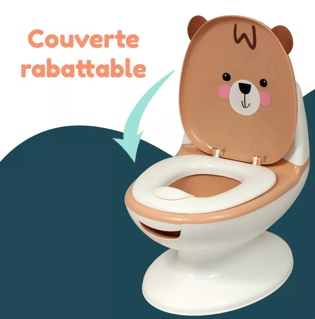 Pot Mini toilette bébé - Ourson Looping