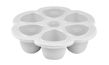 BEABA, Multiportions silicone 6 x 90 ml light mist BB Cigogne