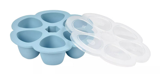 BEABA, Multiportions silicone 6 x 150 ml windy blue BB Cigogne