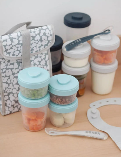 Pot conservation bébé BEABA - BLEU BB Cigogne