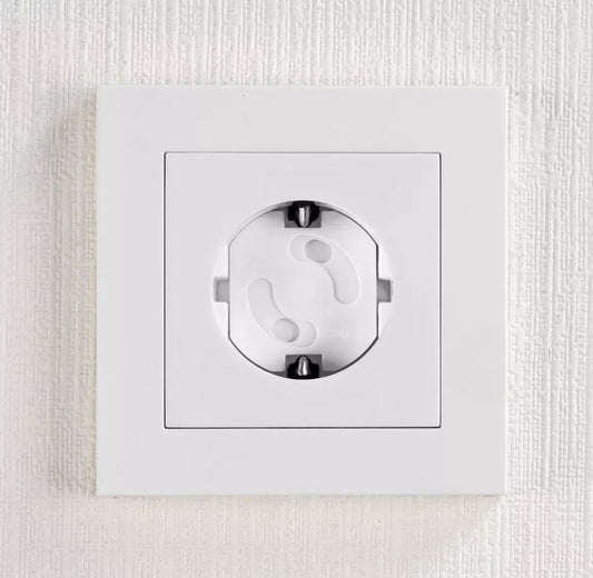 Protège-prise, à coller, blanc, 10 pièces - BLANC BB Cigogne