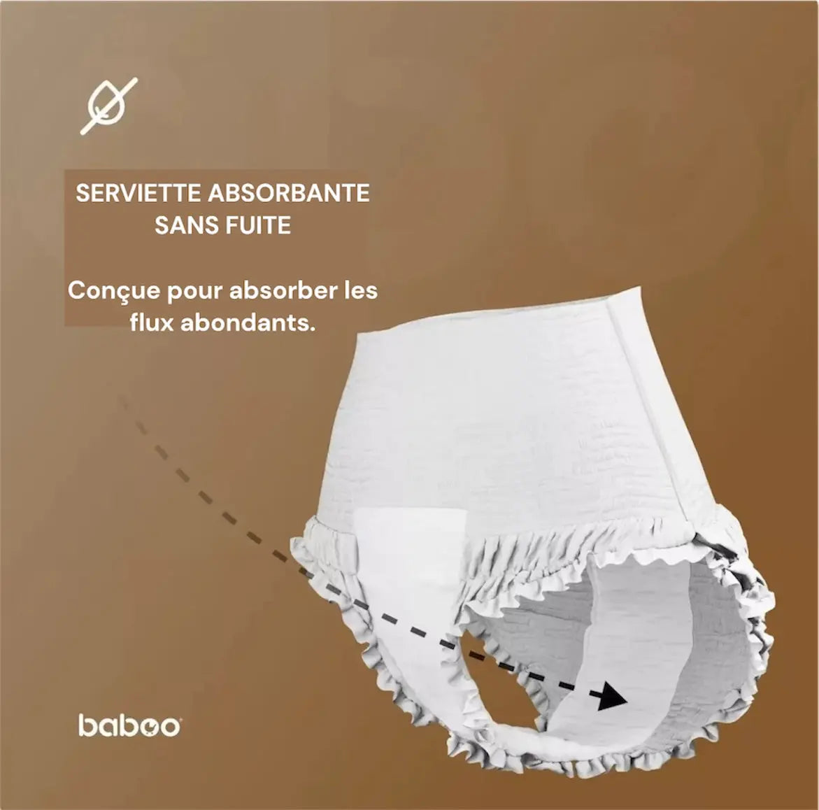 Pantalons absorbants jetables (Taille XL, x5 pièces) BB Cigogne