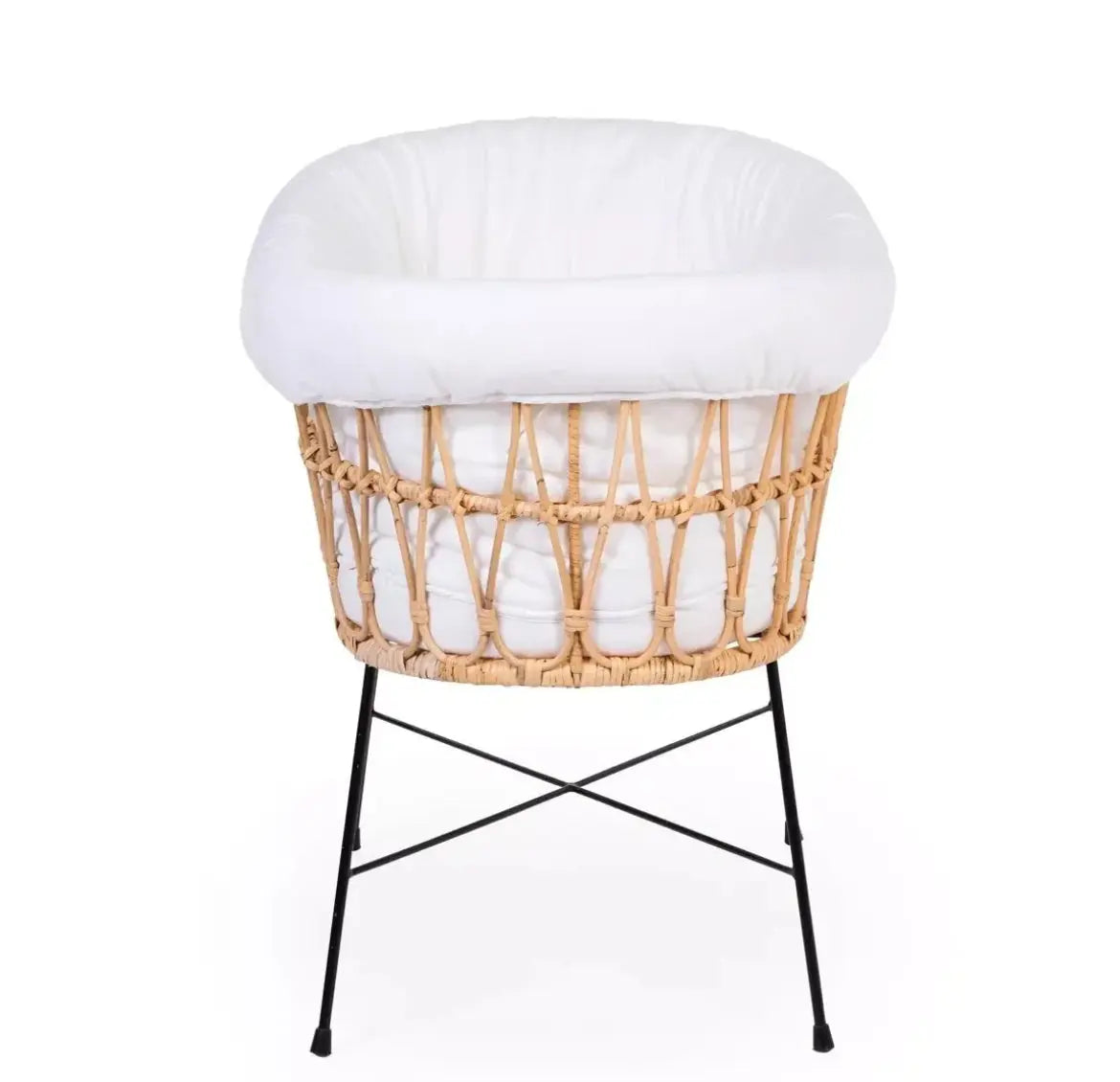 Berceau en rotin - pied en métal Childhome