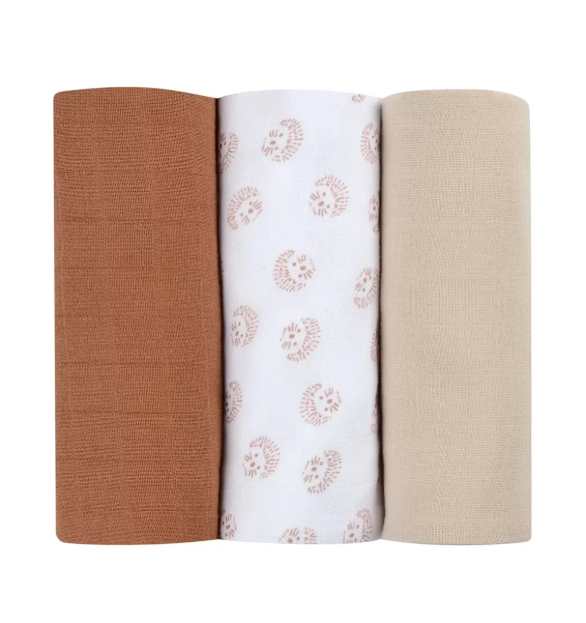 Boîte de 3 langes BEABA - HERISSON BB Cigogne