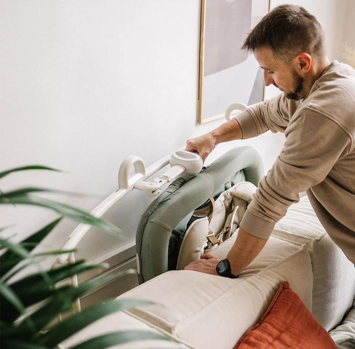 BEABA, Transat Up&Down + Lichen BB Cigogne