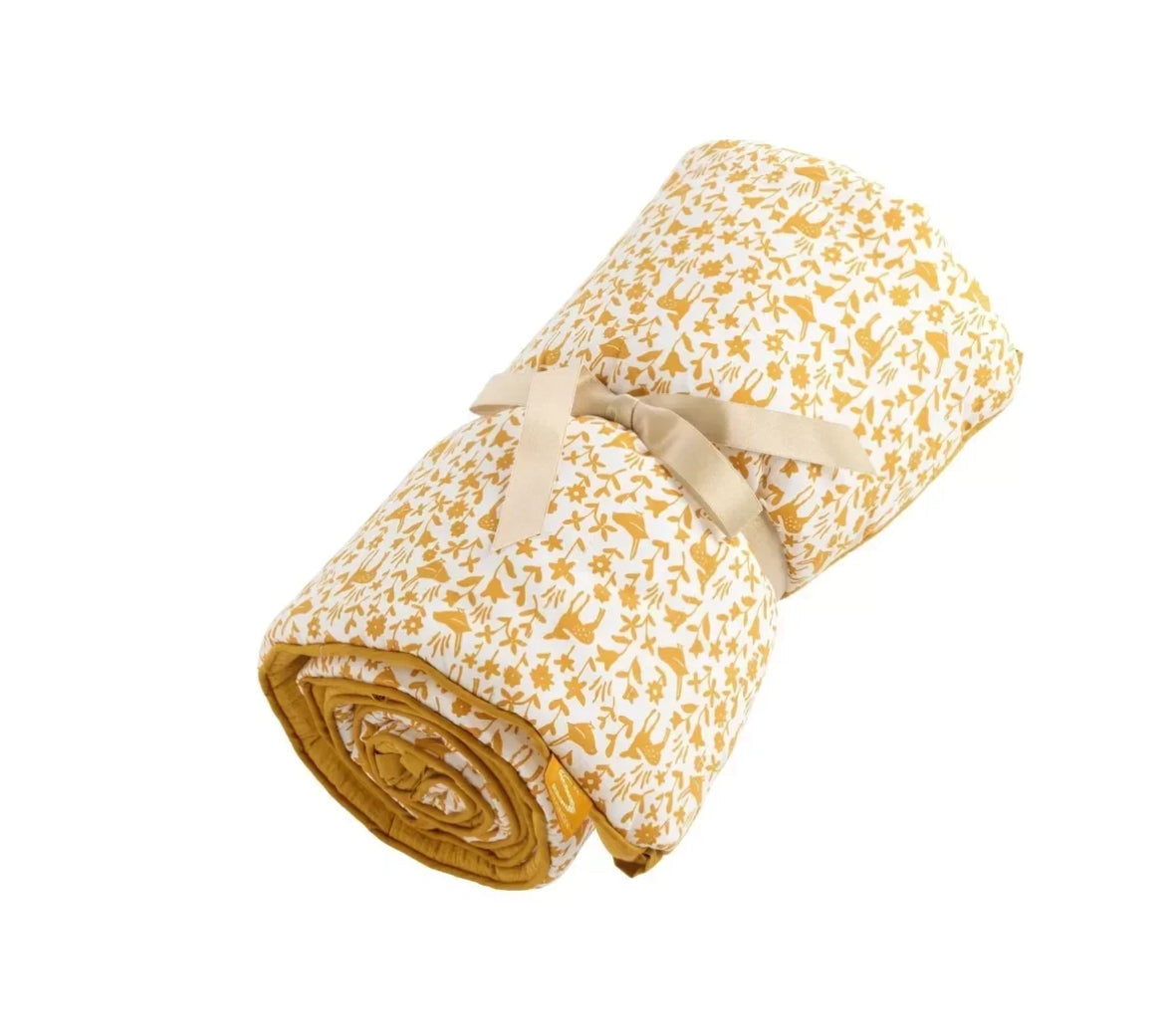 Tour de lit - JAUNE TOPAZE PROMENONS NOUS BB Cigogne