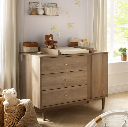 Commode 3 tiroirs et 1 porte Mokka Sauthon