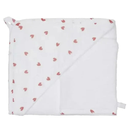 Cape de bain en bambou (avec gant) - COEUR BB&co