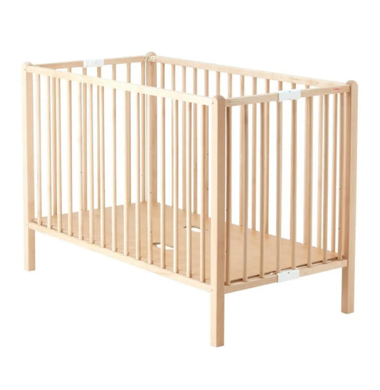 Lit pliant Roméo 60 x 120 - Vernis naturel - Combelle COMBELLE