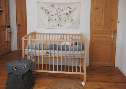 Lit Arthur 60 x 120 - Vernis naturel - Combelle COMBELLE