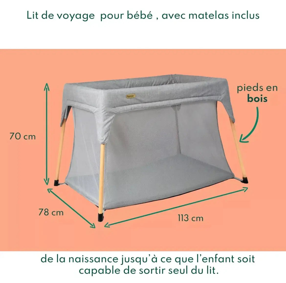 Lit parapluie naissance Looping