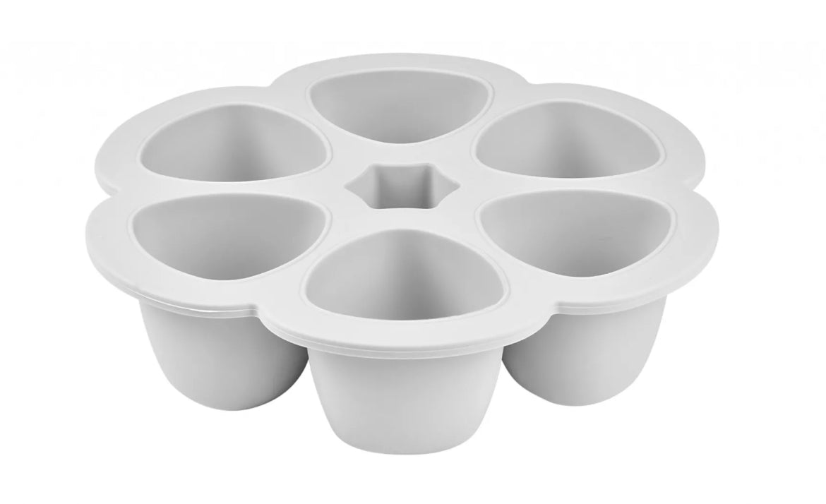 BEABA, Multiportions silicone 6 x 90 ml light mist BB Cigogne