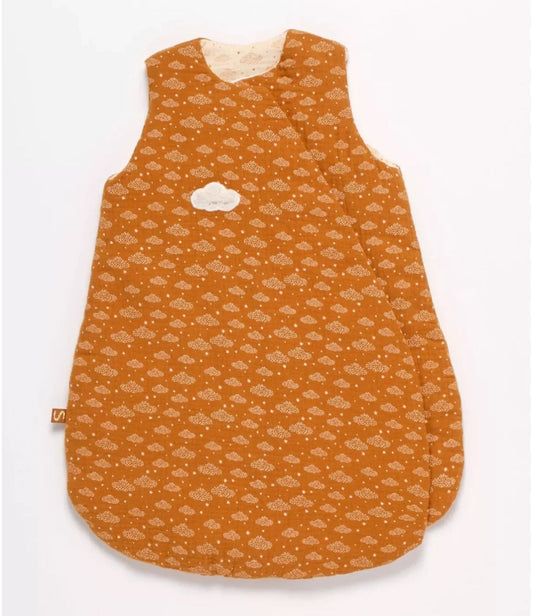 Gigoteuse bébé hiver croisée en double gaze de coton (Taille naissance) - ORSINO BB Cigogne