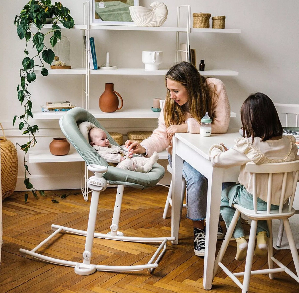 BEABA, Transat Up&Down + Lichen BB Cigogne