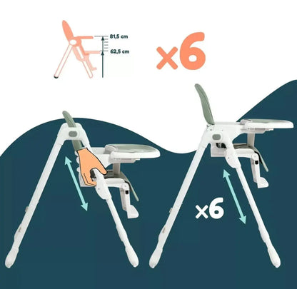 Chaise Haute - Verte Looping