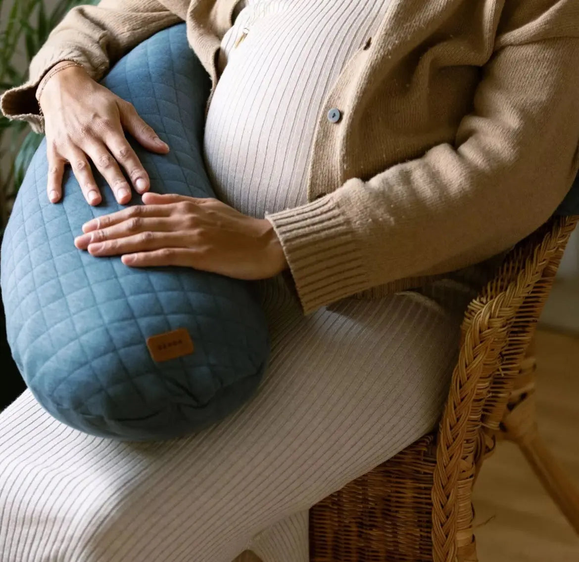 Coussin Allaitement BIG FLOPSY BEABA - GRIS MINERALE Beaba