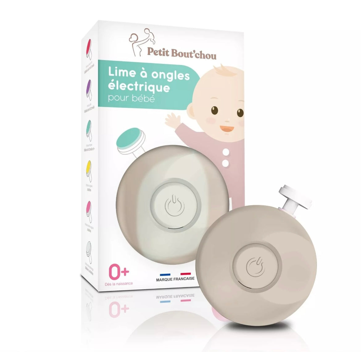 Lime à ongle électrique PETIT NEZ - BEIGE