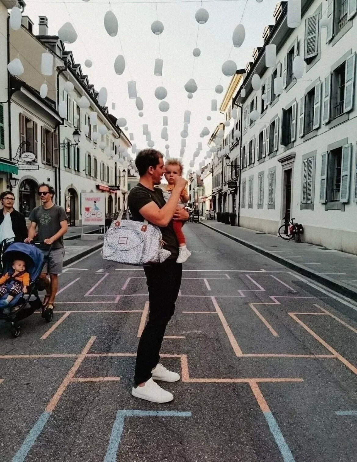 Box Sac à langer Genève - CHERRY BLOSSOM BB Cigogne